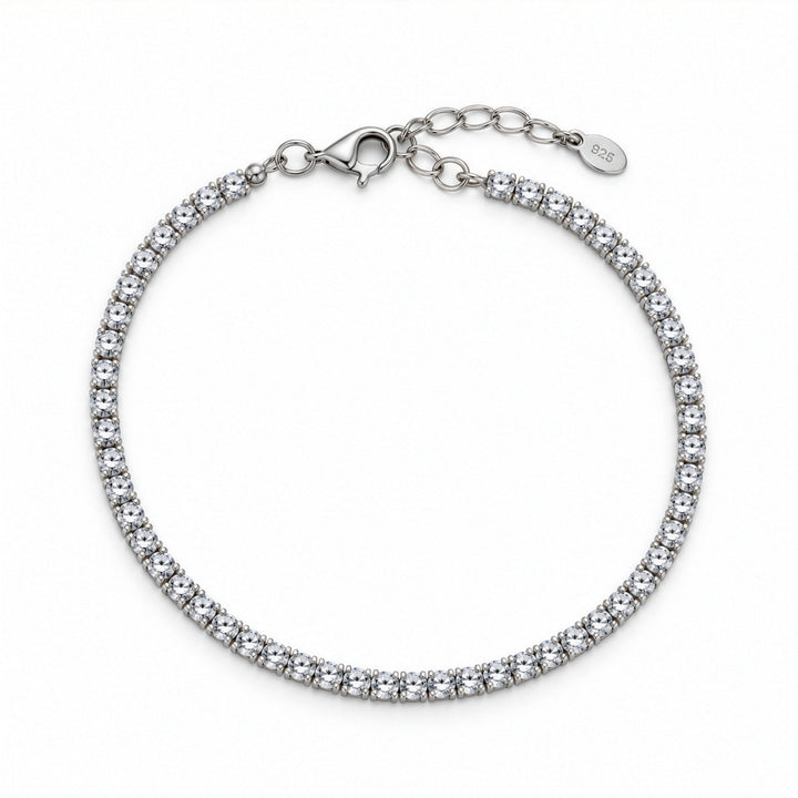 Ice Tennis Bracelet 3mm - Sterling Silver 925