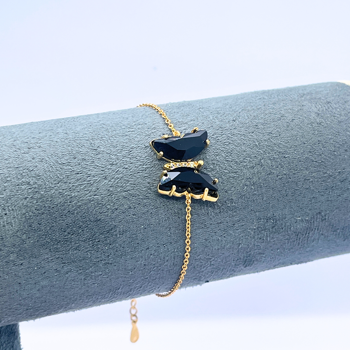 Black Elegance Butterfly Bracelet