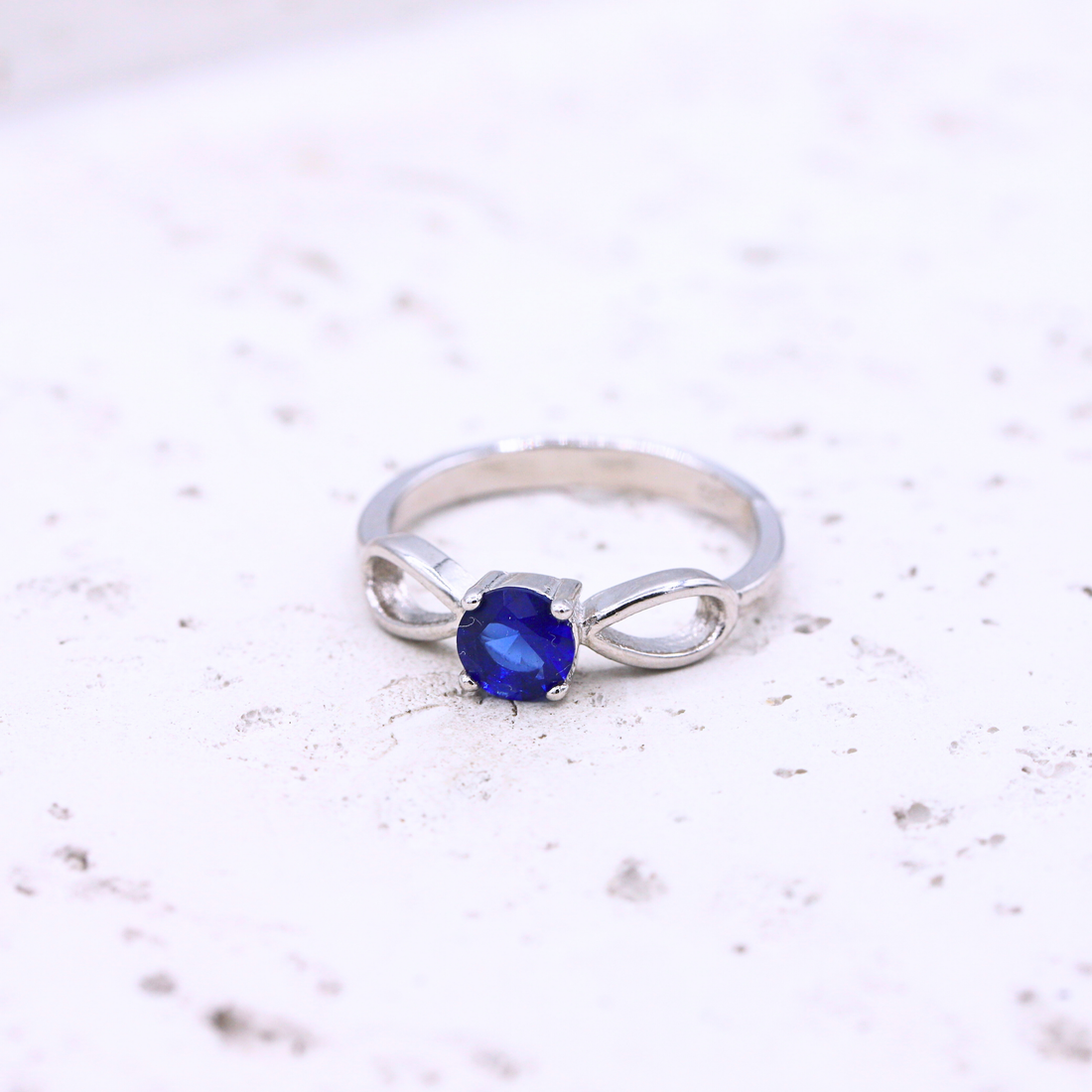 Infinity Sapphire Ring