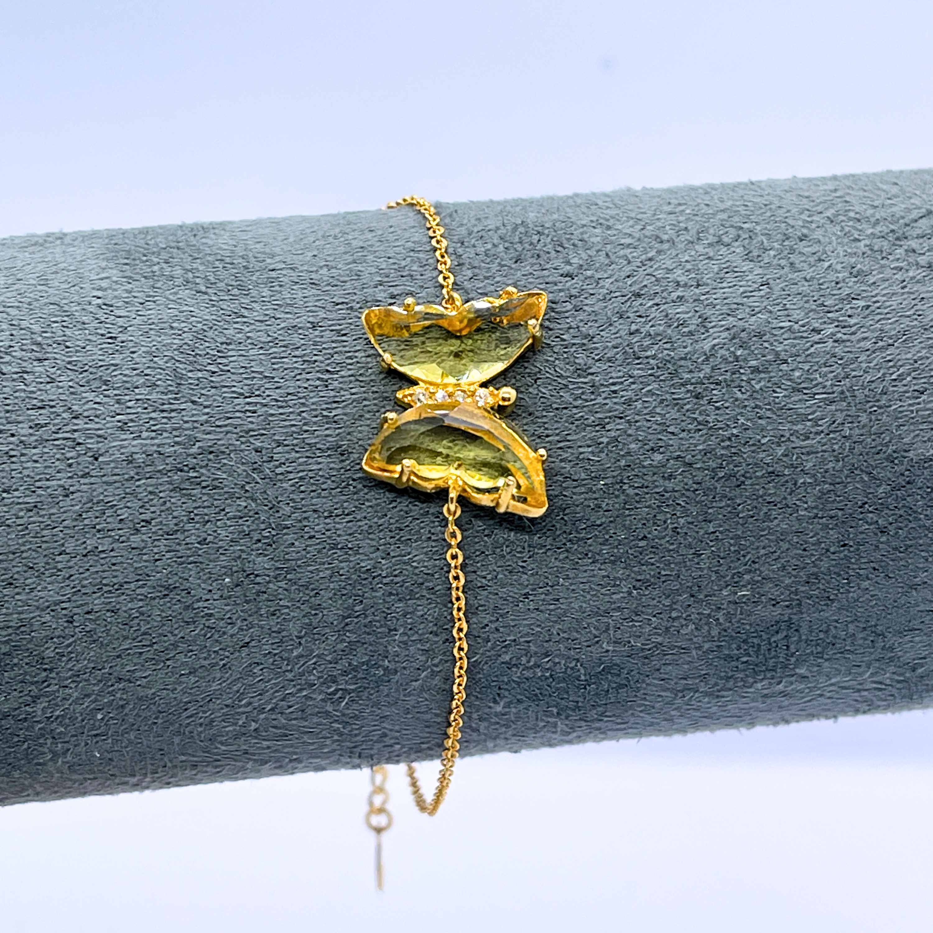Golden Butterfly Glow Bracelet
