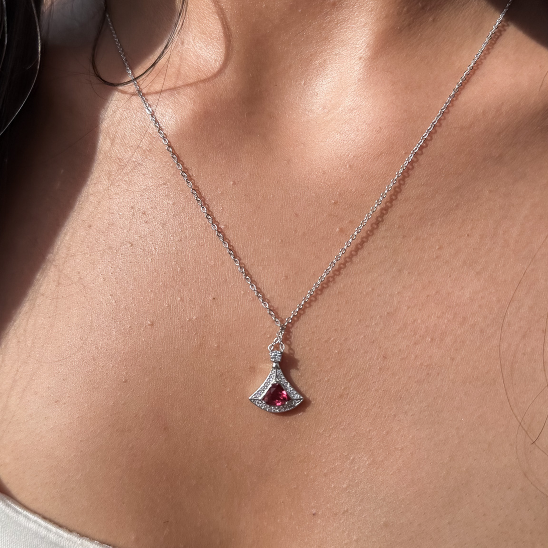 Ruby Glow Pendant