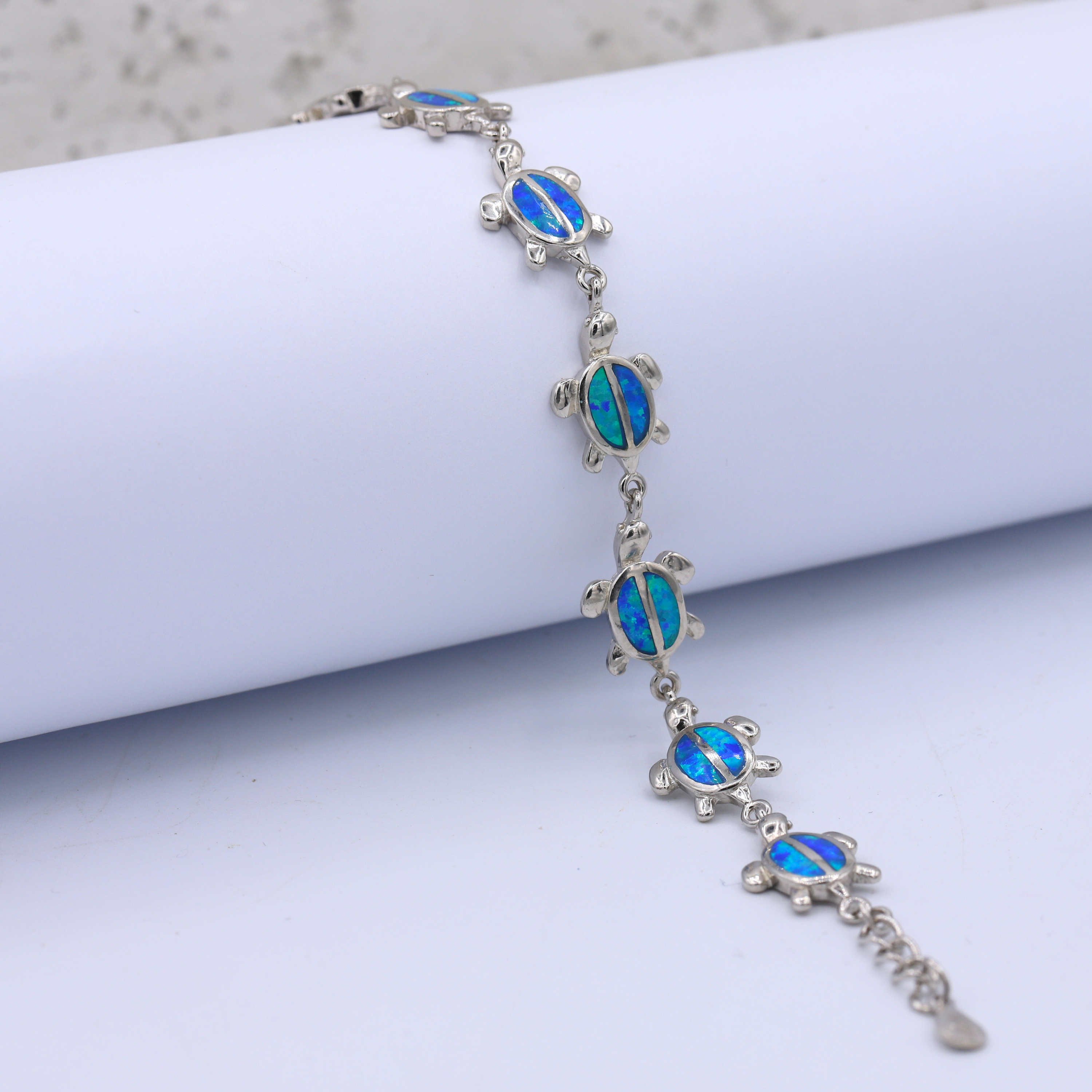Ocean Turtle Silver Bracelet