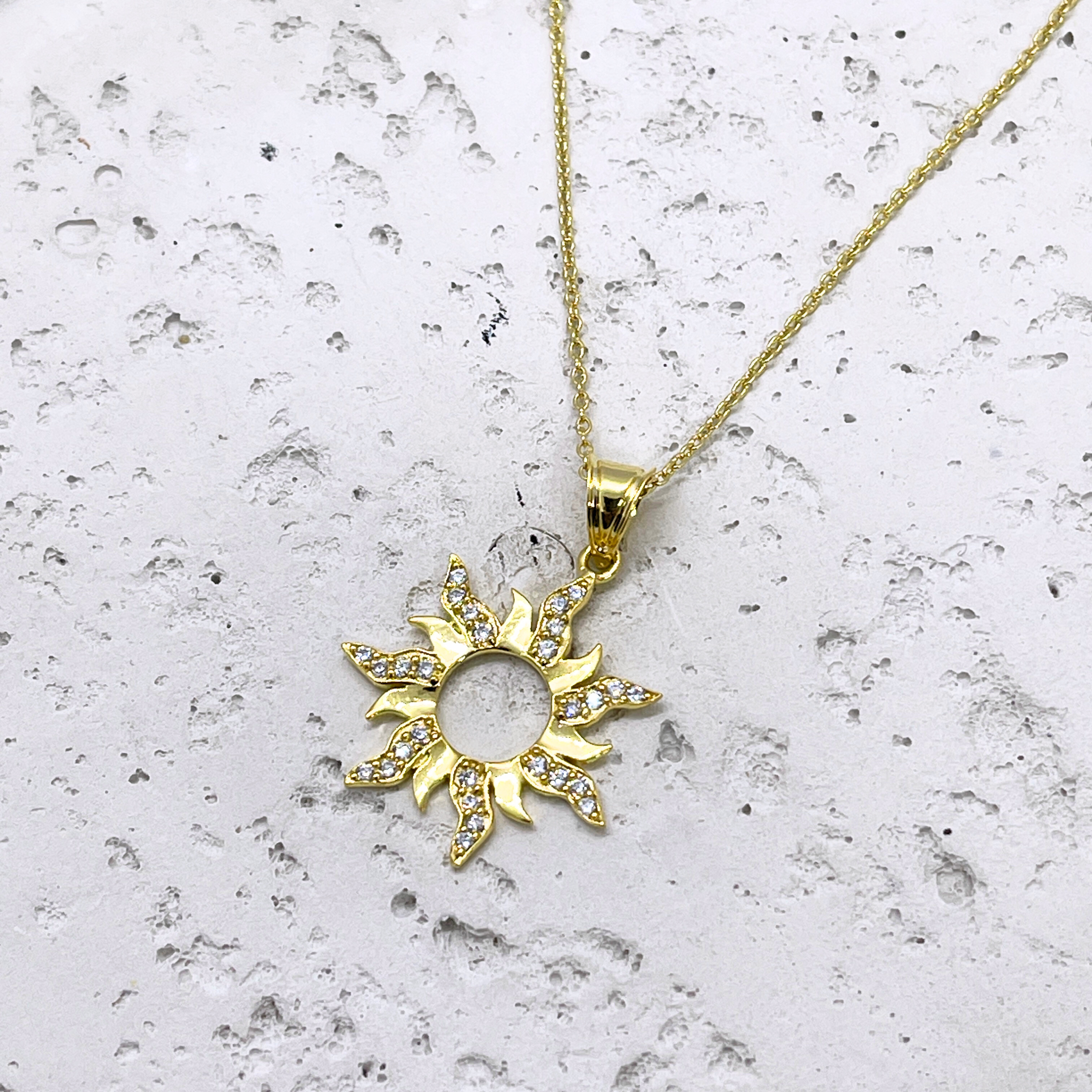 Golden Sun Necklace