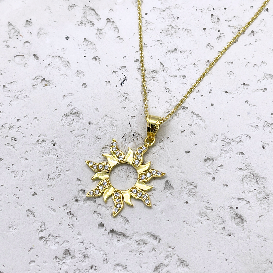 Golden Sun Necklace
