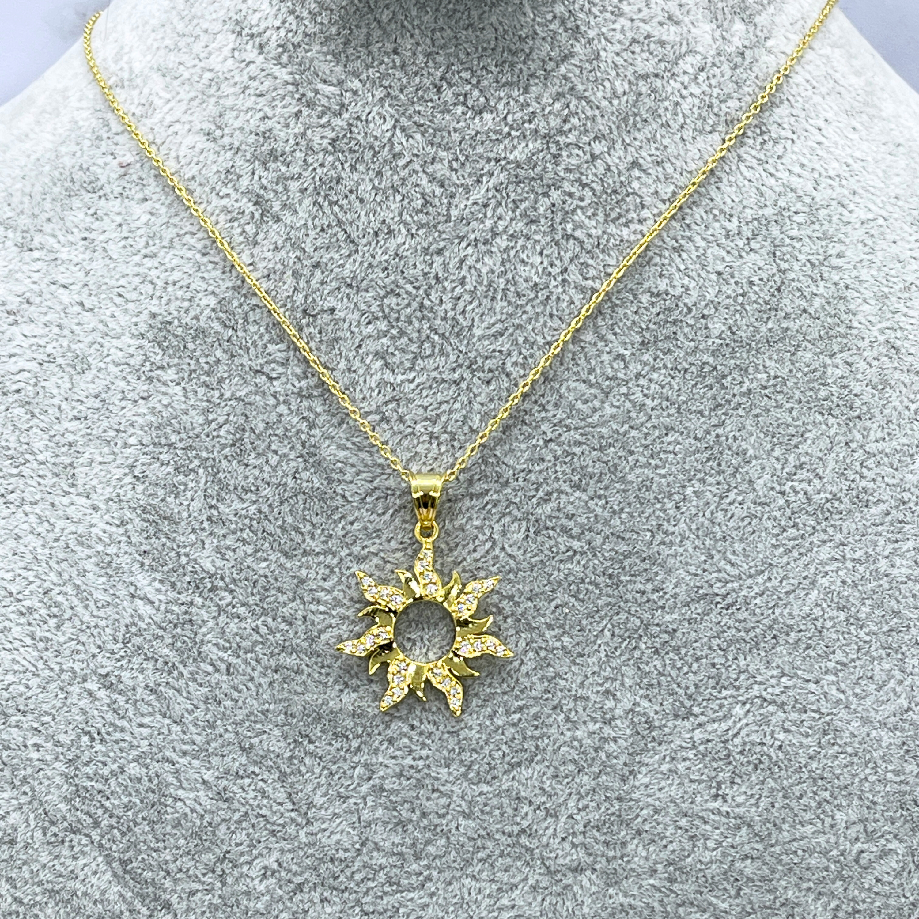 Golden Sun Necklace