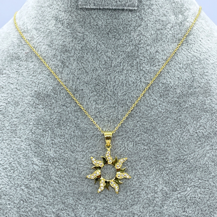 Golden Sun Necklace