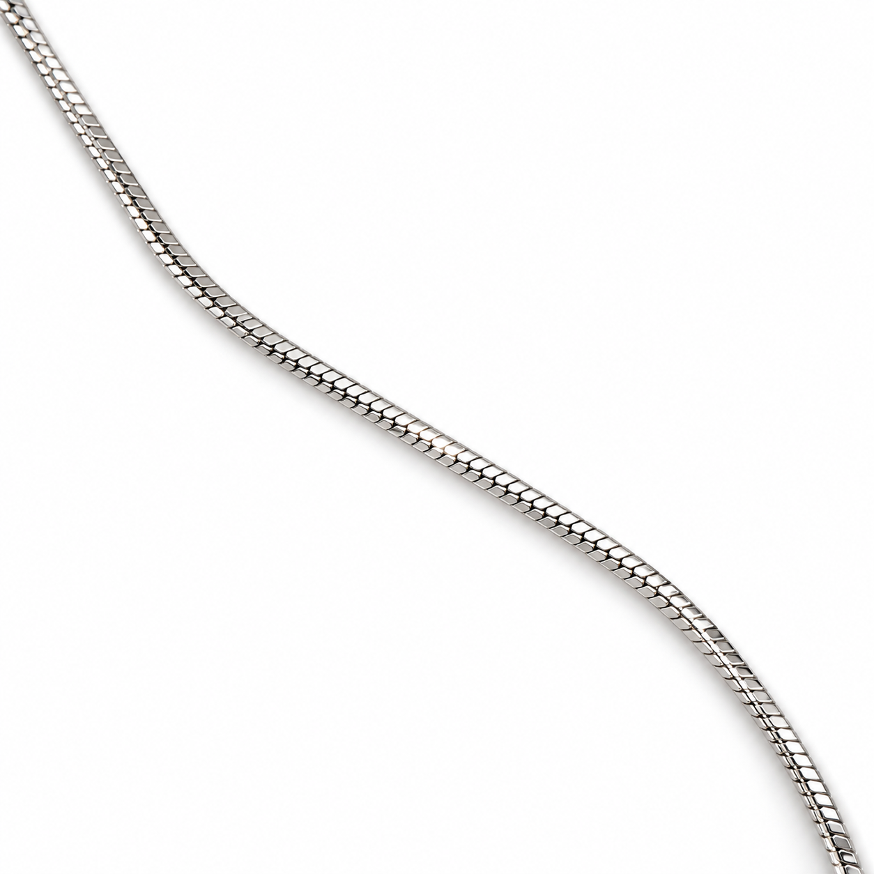 1mm Snake Chain Necklace – 925 Sterling Silver