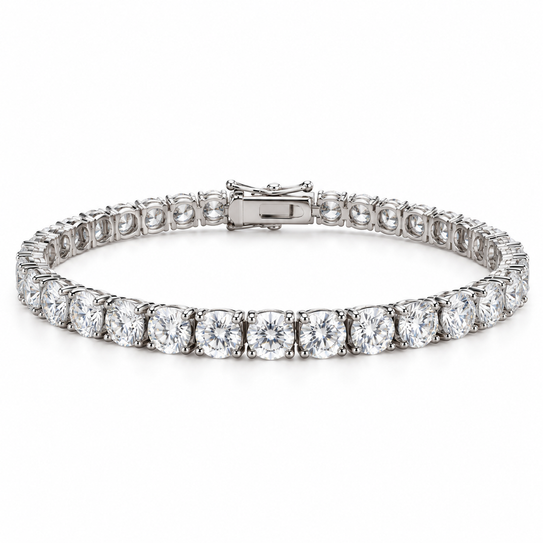 Classic Zircon Tennis Bracelet in 925 Sterling Silver