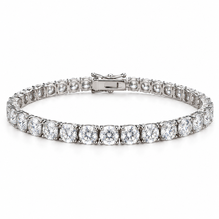 Classic Zircon Tennis Bracelet in 925 Sterling Silver