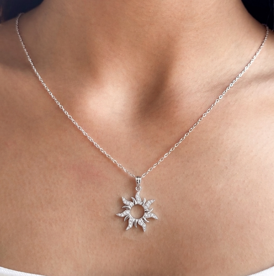 Sunburst Sparkle Pendant