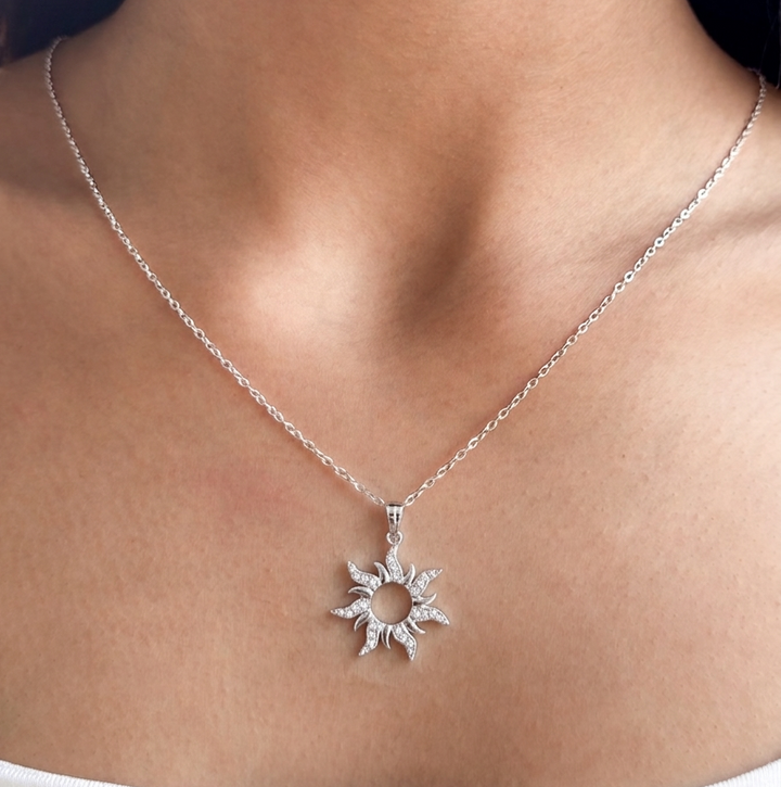 Sunburst Sparkle Pendant