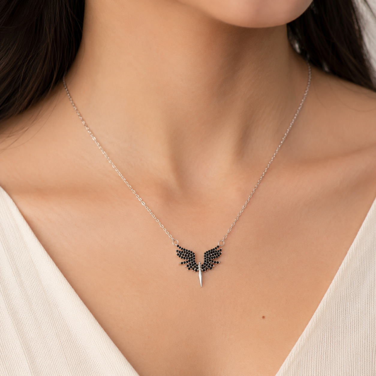 925 Sterling Silver Clover Necklace with White Mother of Pearl | Elegant Minimalist Pendant