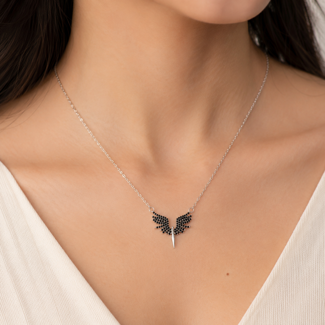 925 Sterling Silver Clover Necklace with White Mother of Pearl | Elegant Minimalist Pendant