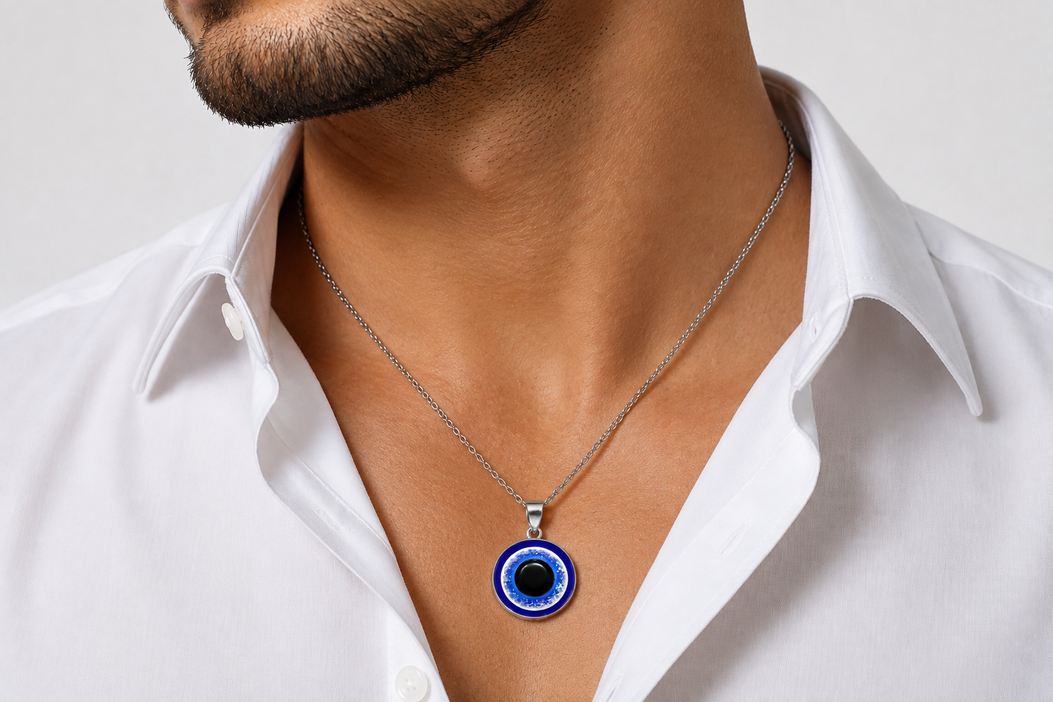 Blue Evil Eye Pendant
