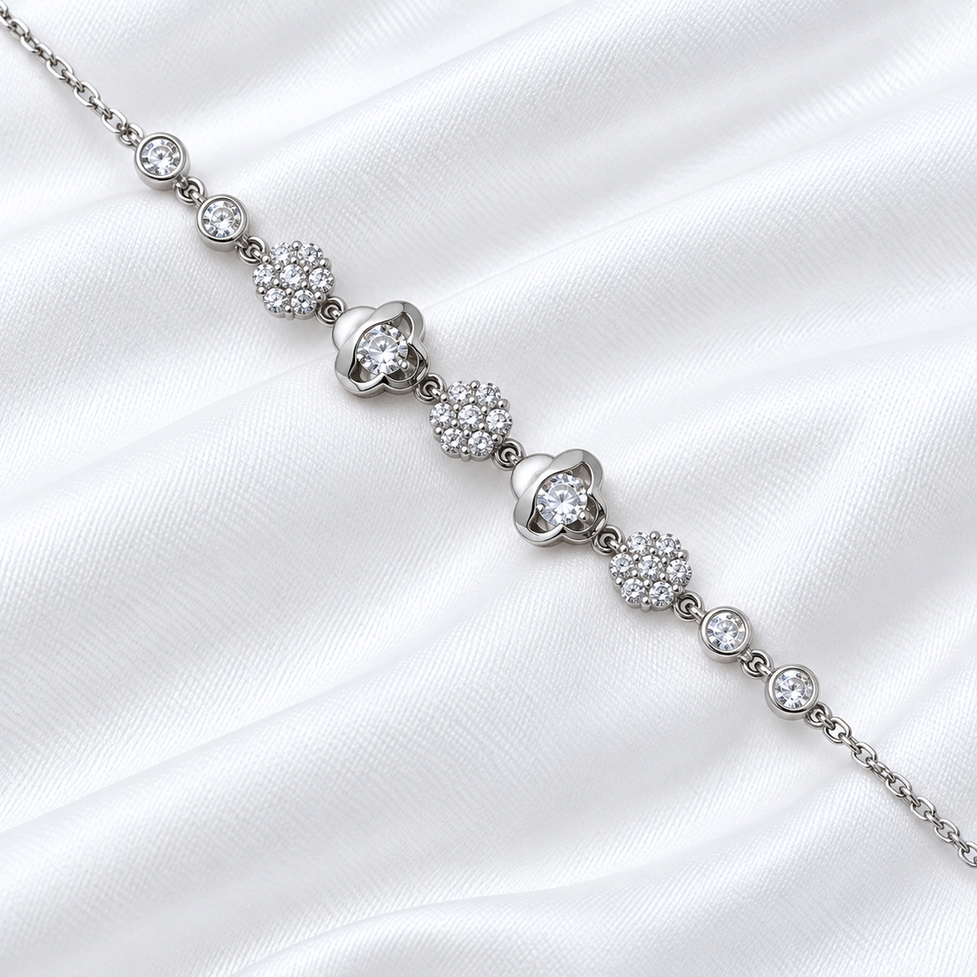 Floral Sparkle Bracelet