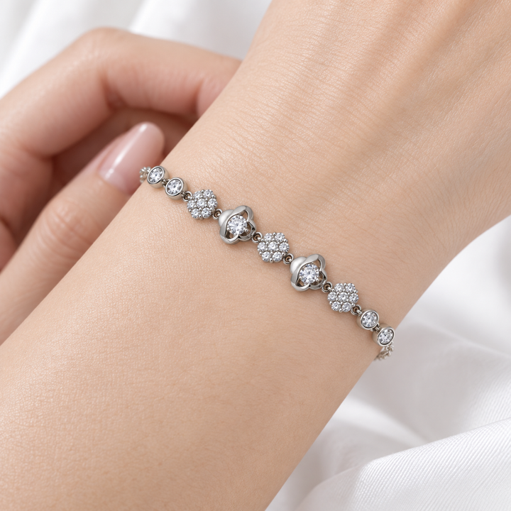 Floral Sparkle Bracelet