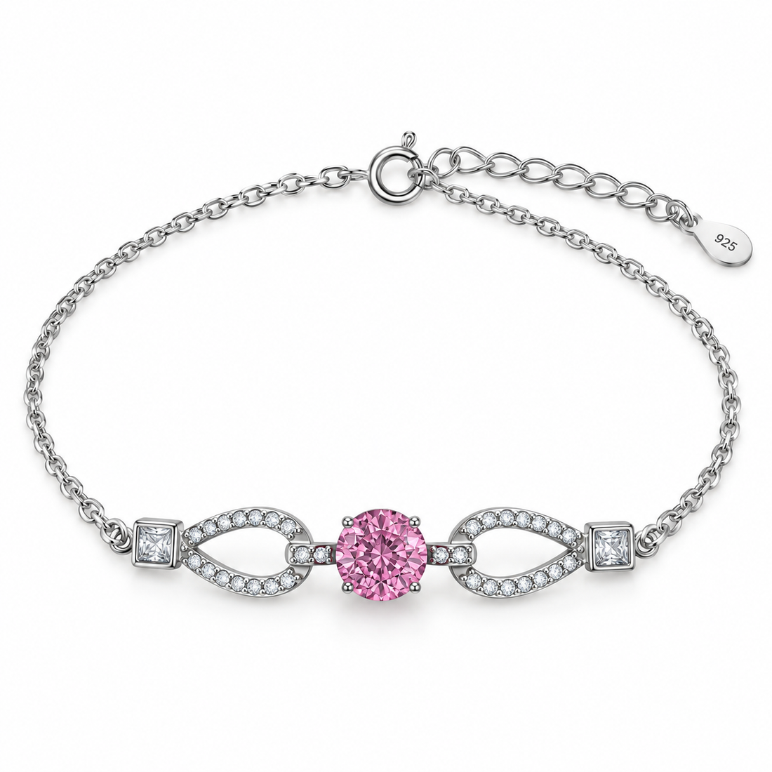 925 Sterling Silver Bracelet – Elegant Infinity Design