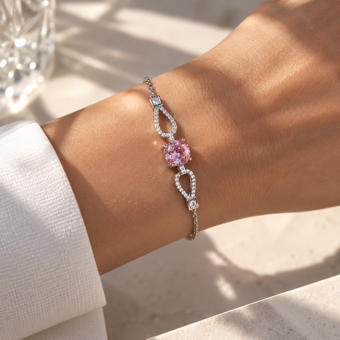 925 Sterling Silver Bracelet – Elegant Infinity Design