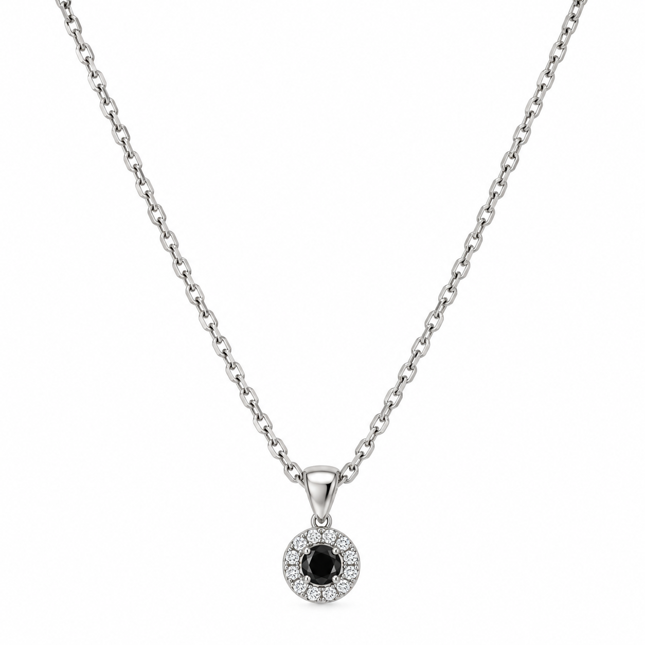 Celestial Halo – 925 Sterling Silver Necklace