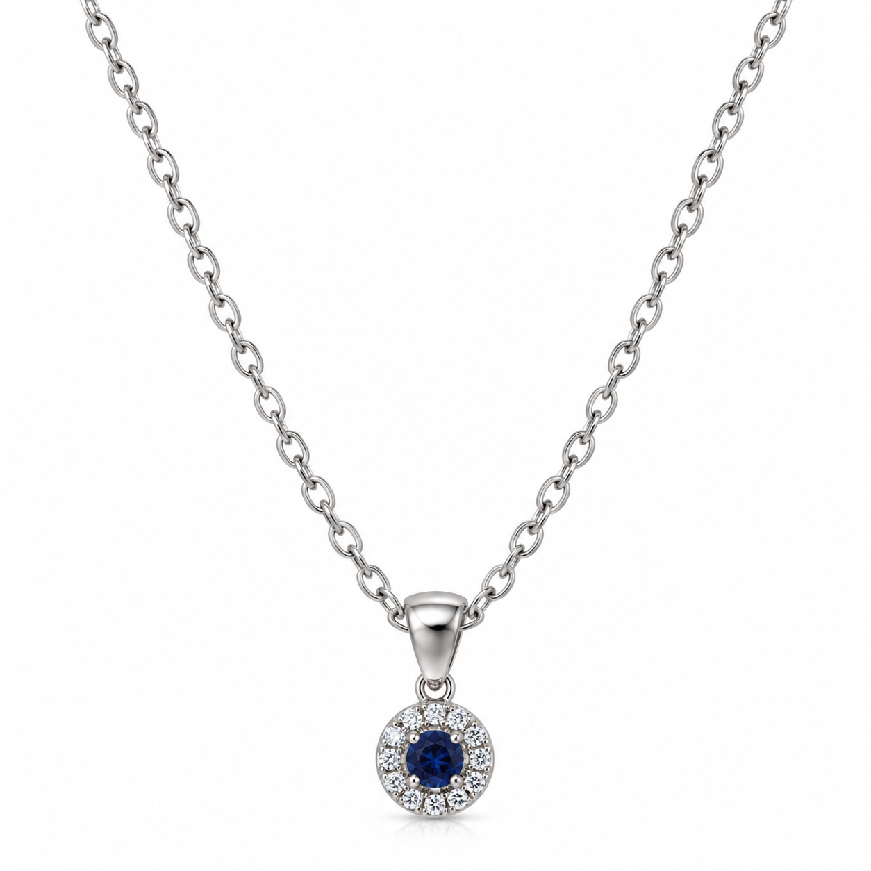 Celestial Halo – 925 Sterling Silver Necklace