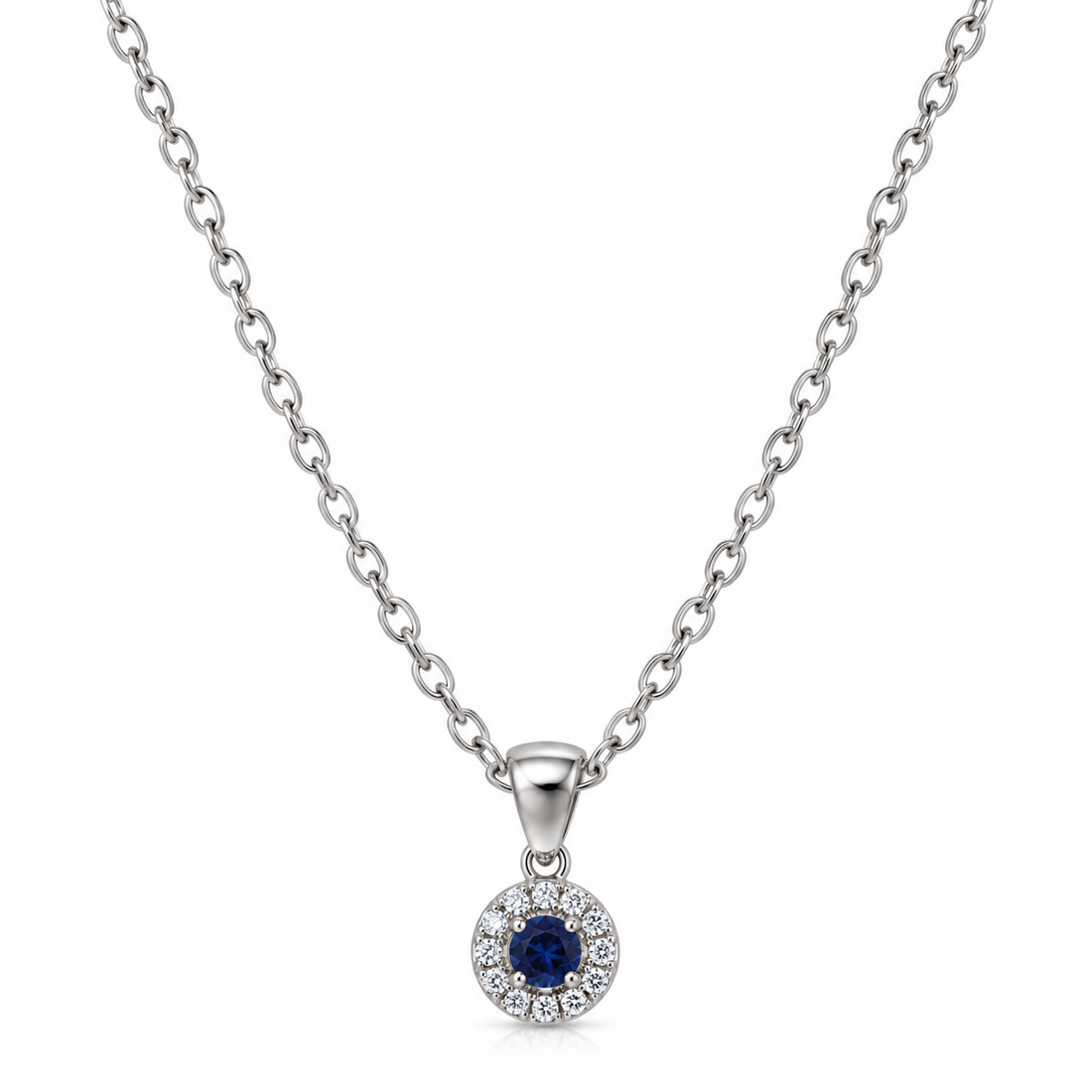 Celestial Halo – 925 Sterling Silver Necklace