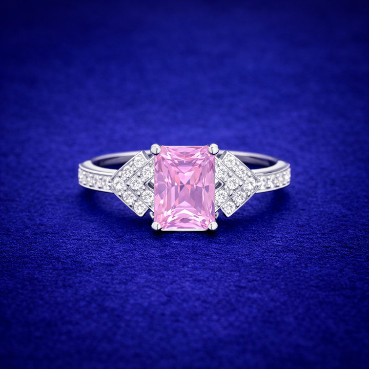 Pink Emerald Ring