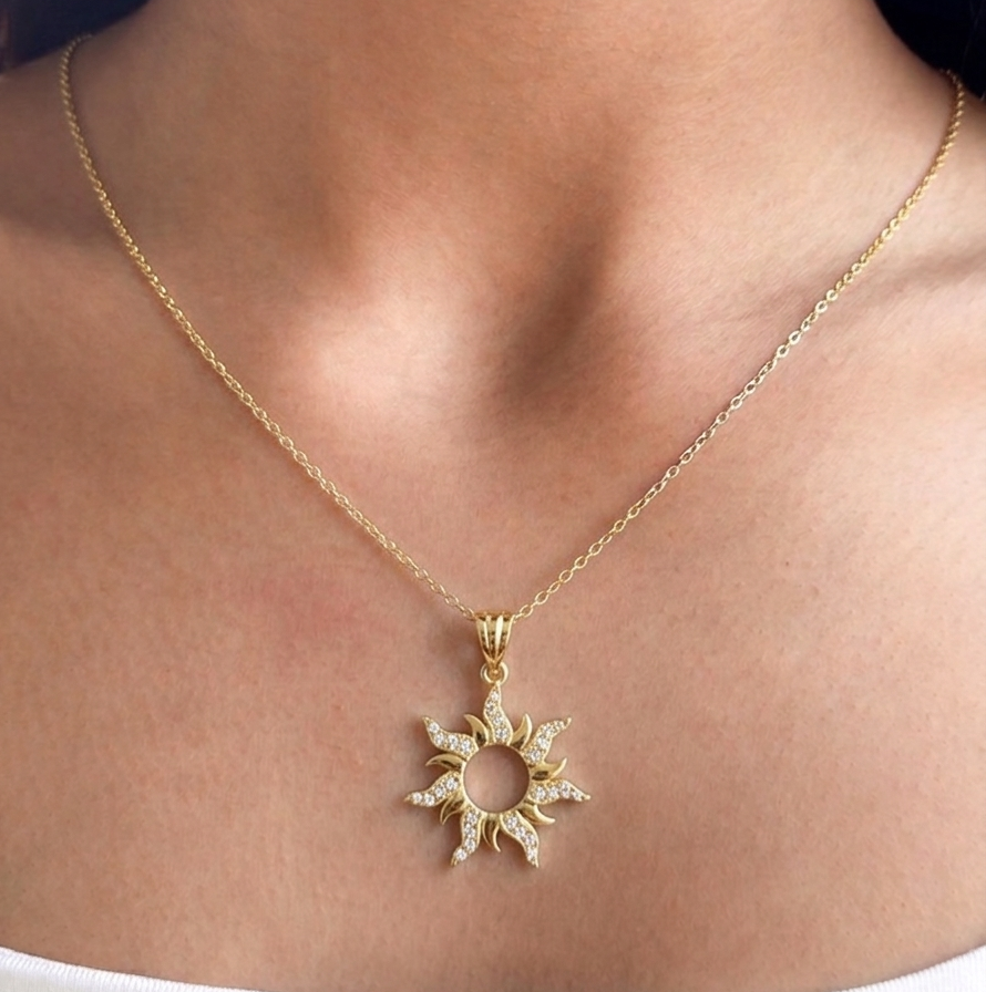 Golden Sun Necklace