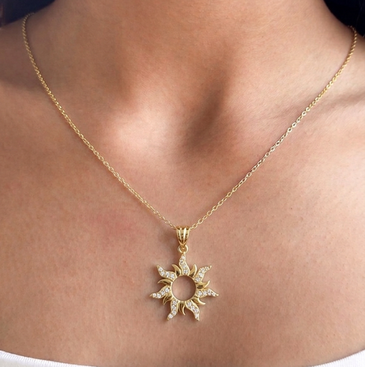 Golden Sun Necklace