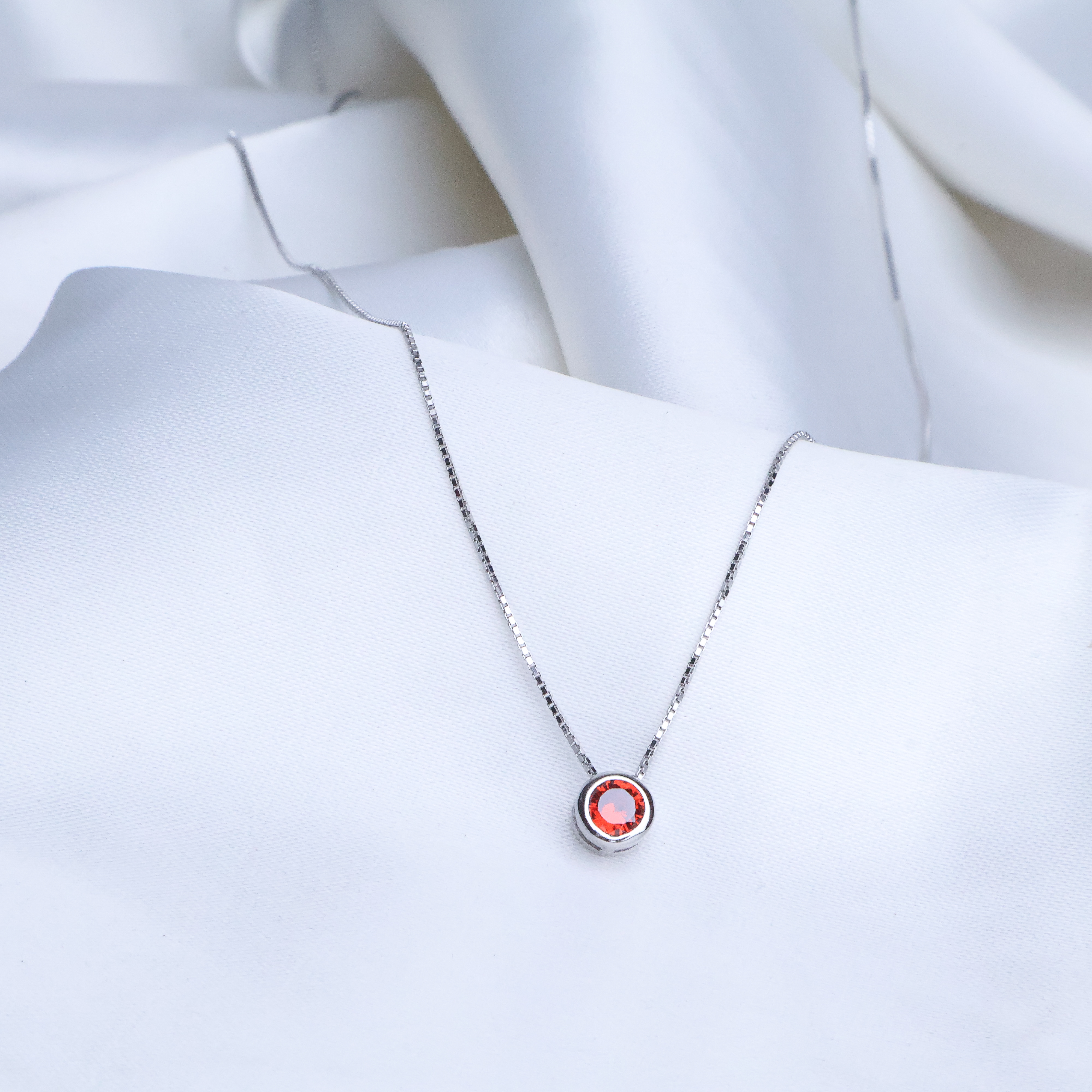 Ruby Halo Pendant