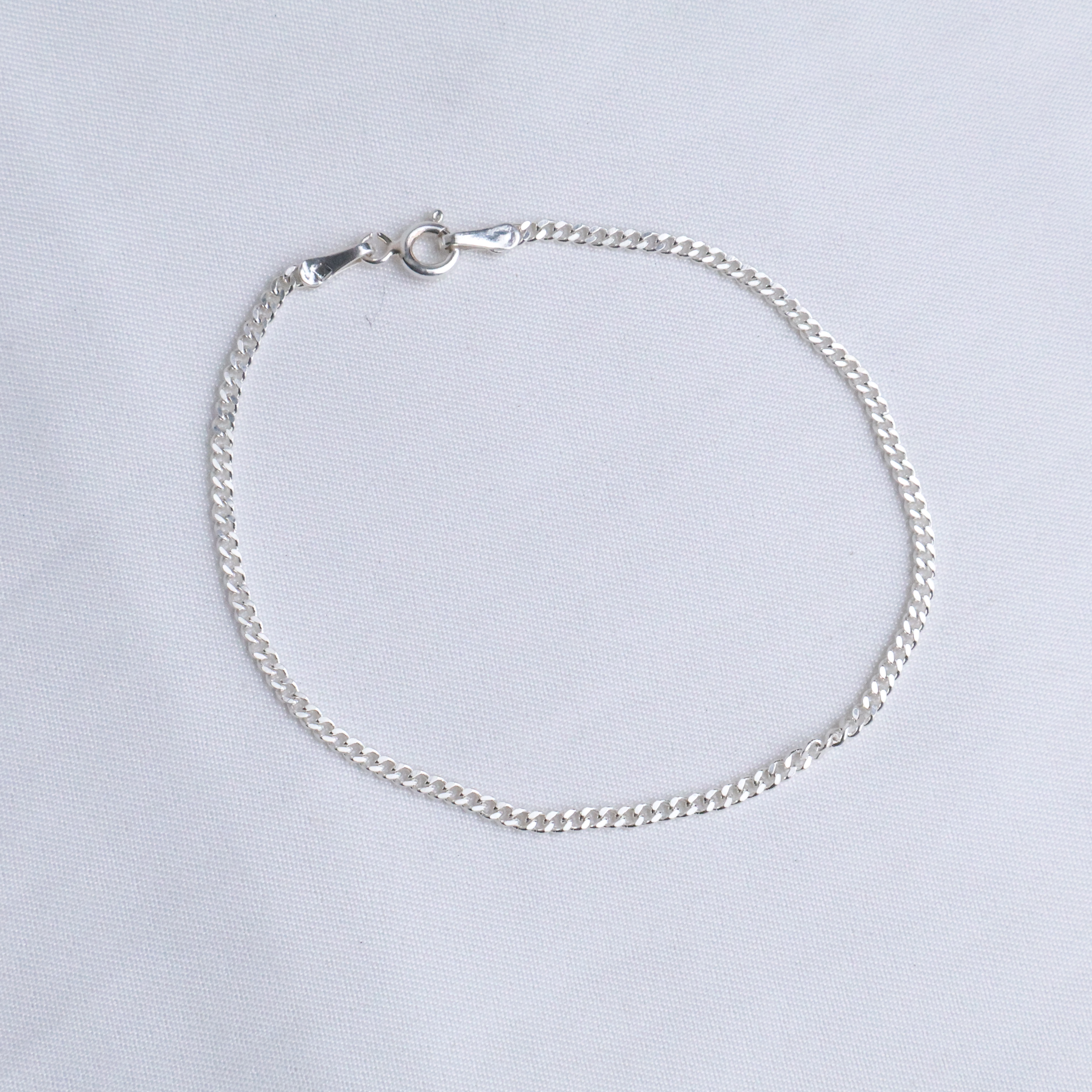 Sterling Silver Gourmette Chain Bracelet