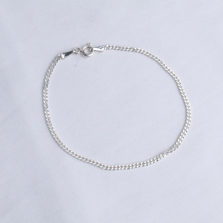 Sterling Silver Gourmette Chain Bracelet