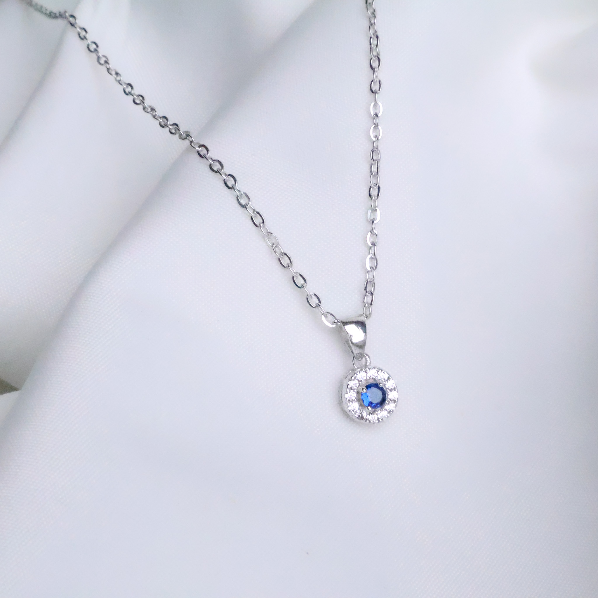 Celestial Halo – 925 Sterling Silver Necklace