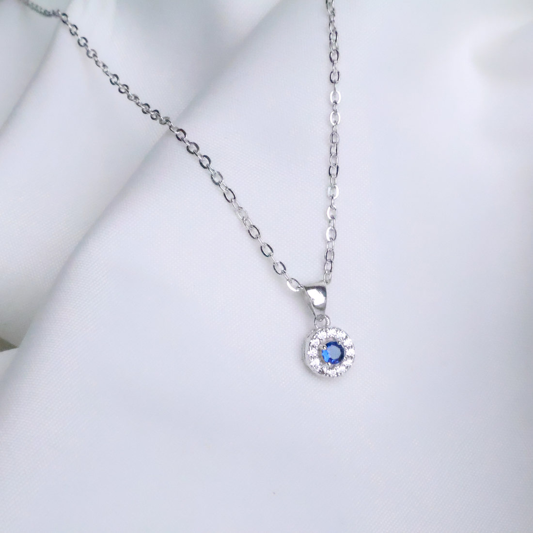Celestial Halo – 925 Sterling Silver Necklace