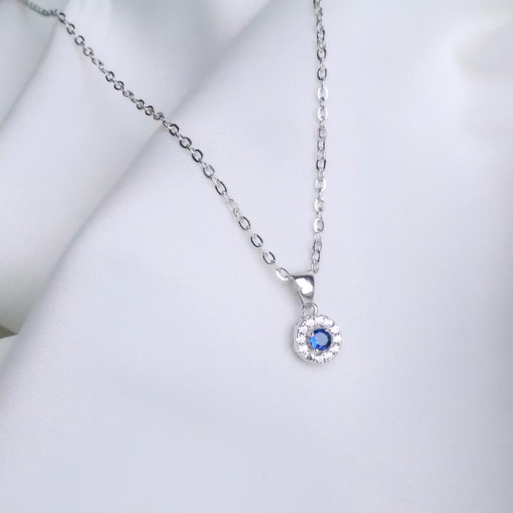 Celestial Halo – 925 Sterling Silver Necklace