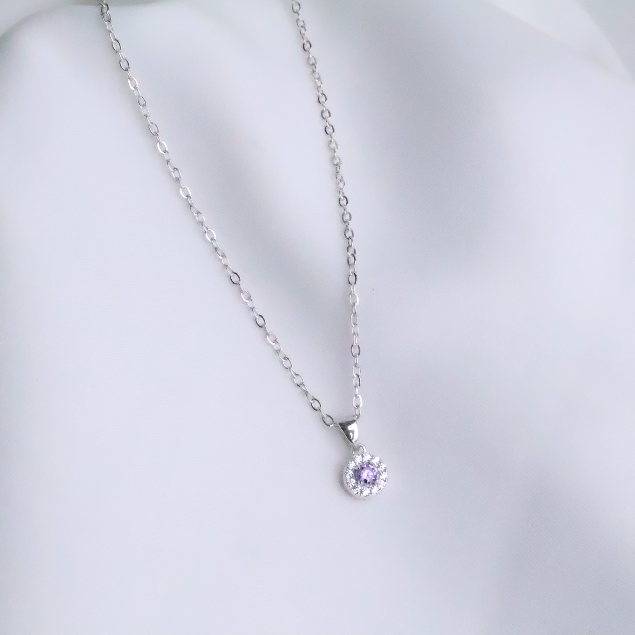 Celestial Halo – 925 Sterling Silver Necklace