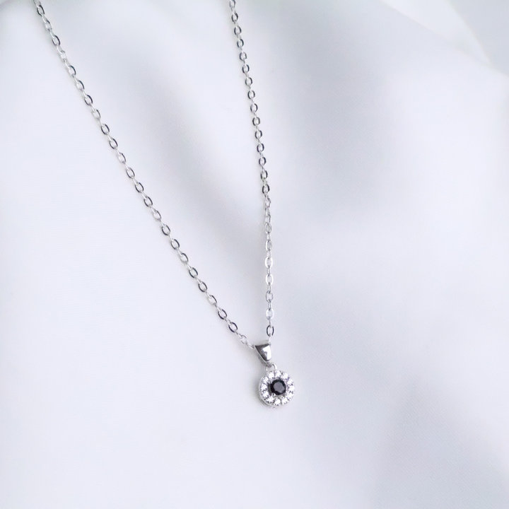 Celestial Halo – 925 Sterling Silver Necklace