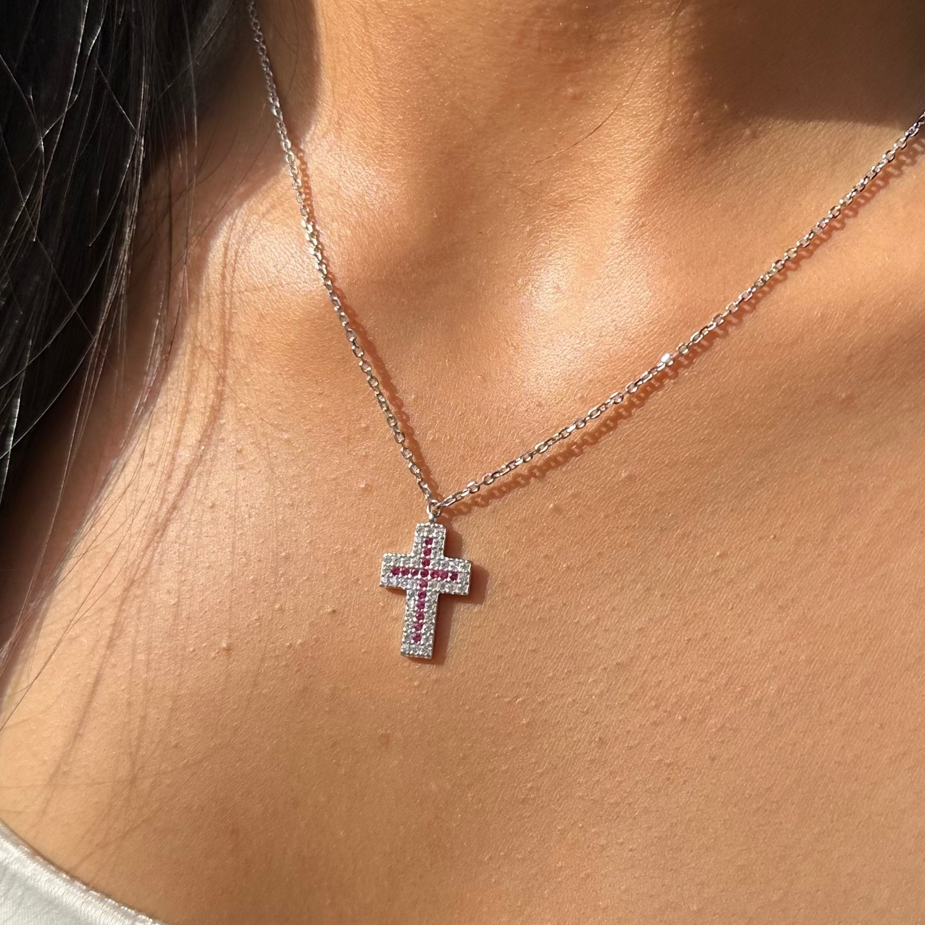 Cross Neacklace Silver