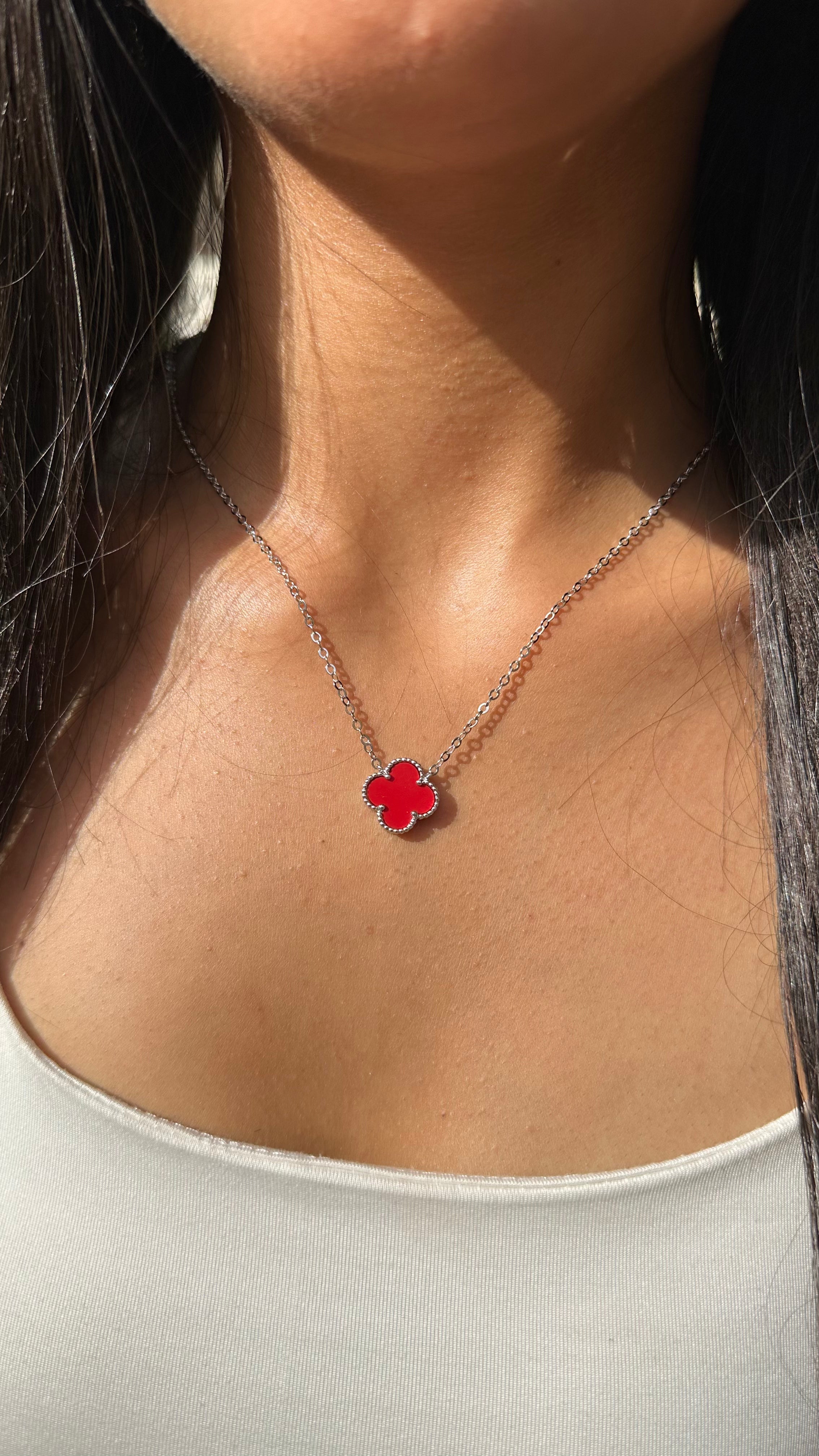 Red Clover Necklace