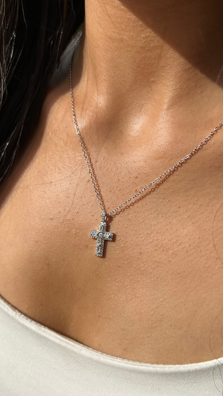 Sparkling Cross Pendant