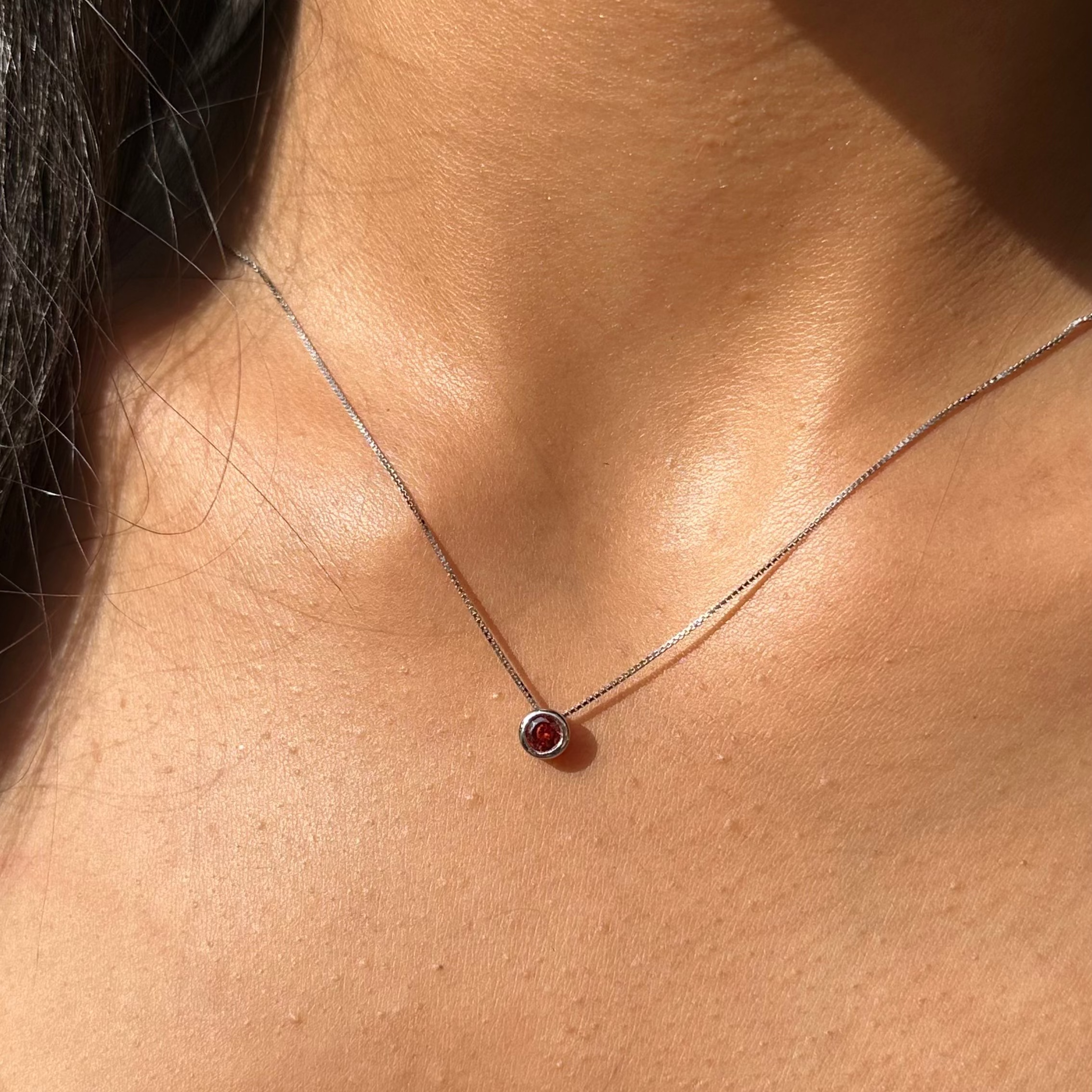Ruby Halo Pendant
