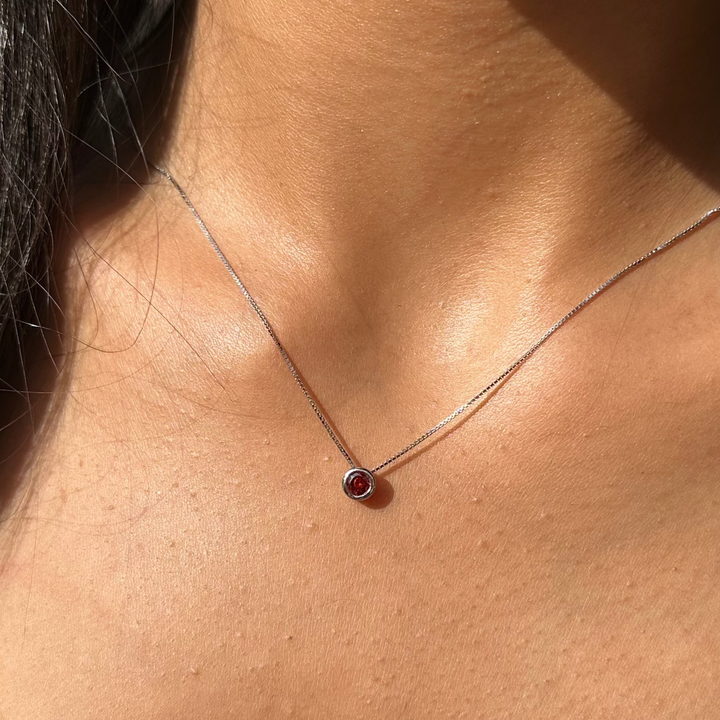 Ruby Halo Pendant