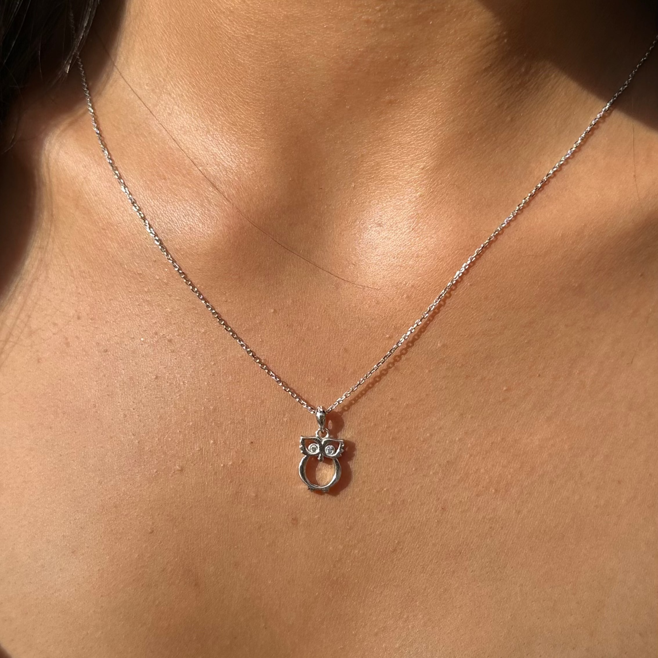 Elegant Owl Necklace