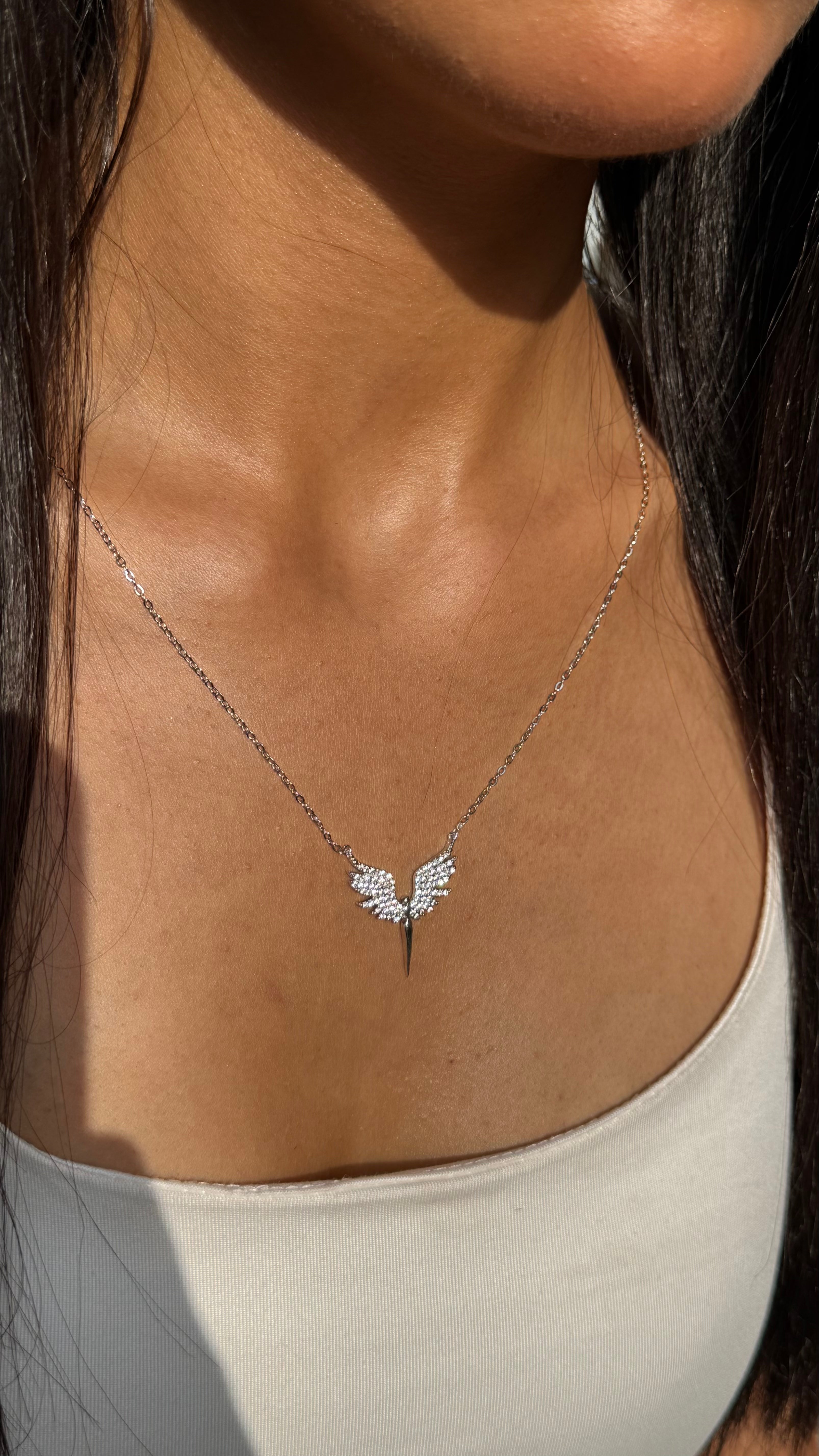 Angel Necklace Silver