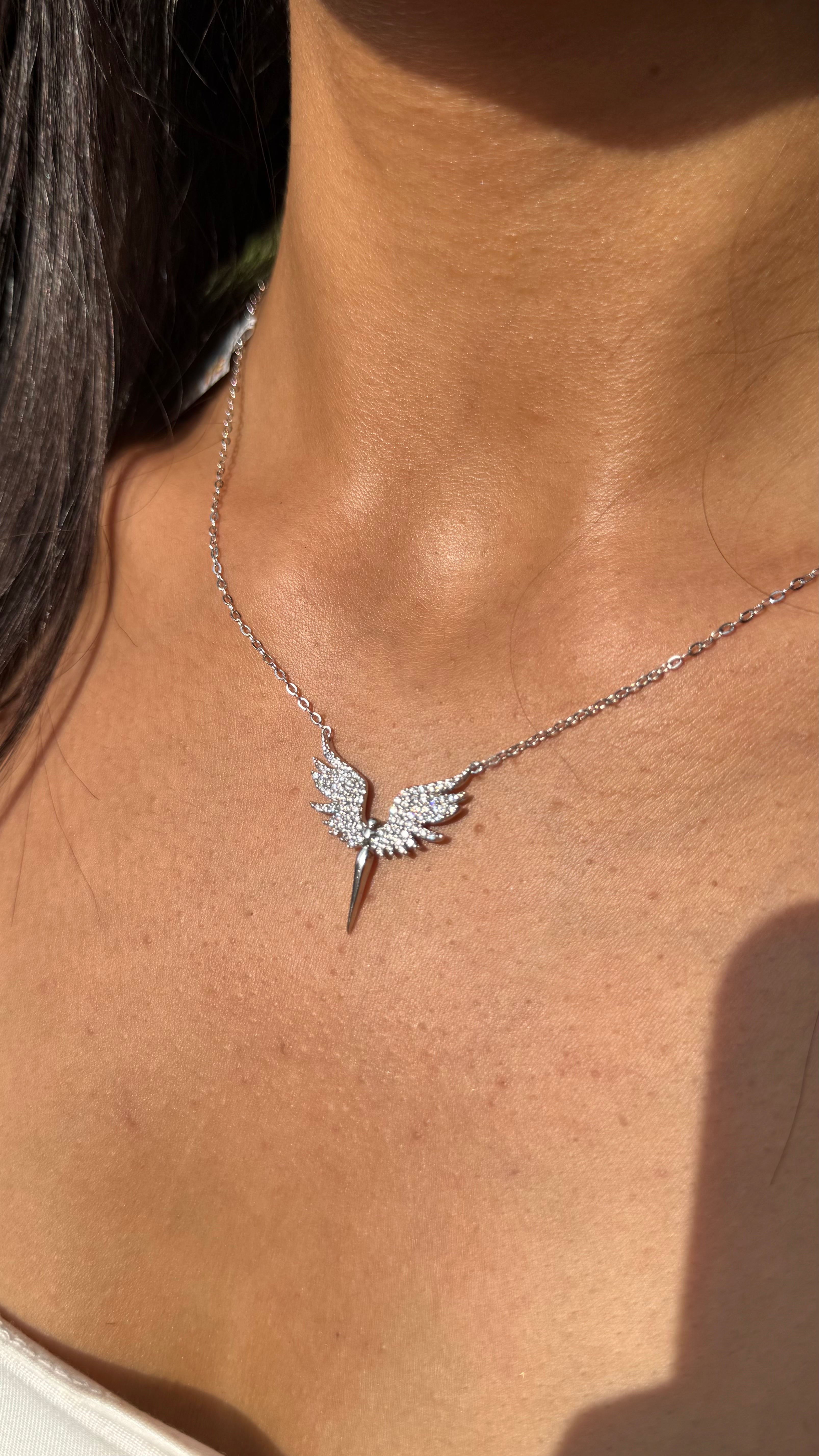 Angel Necklace Silver
