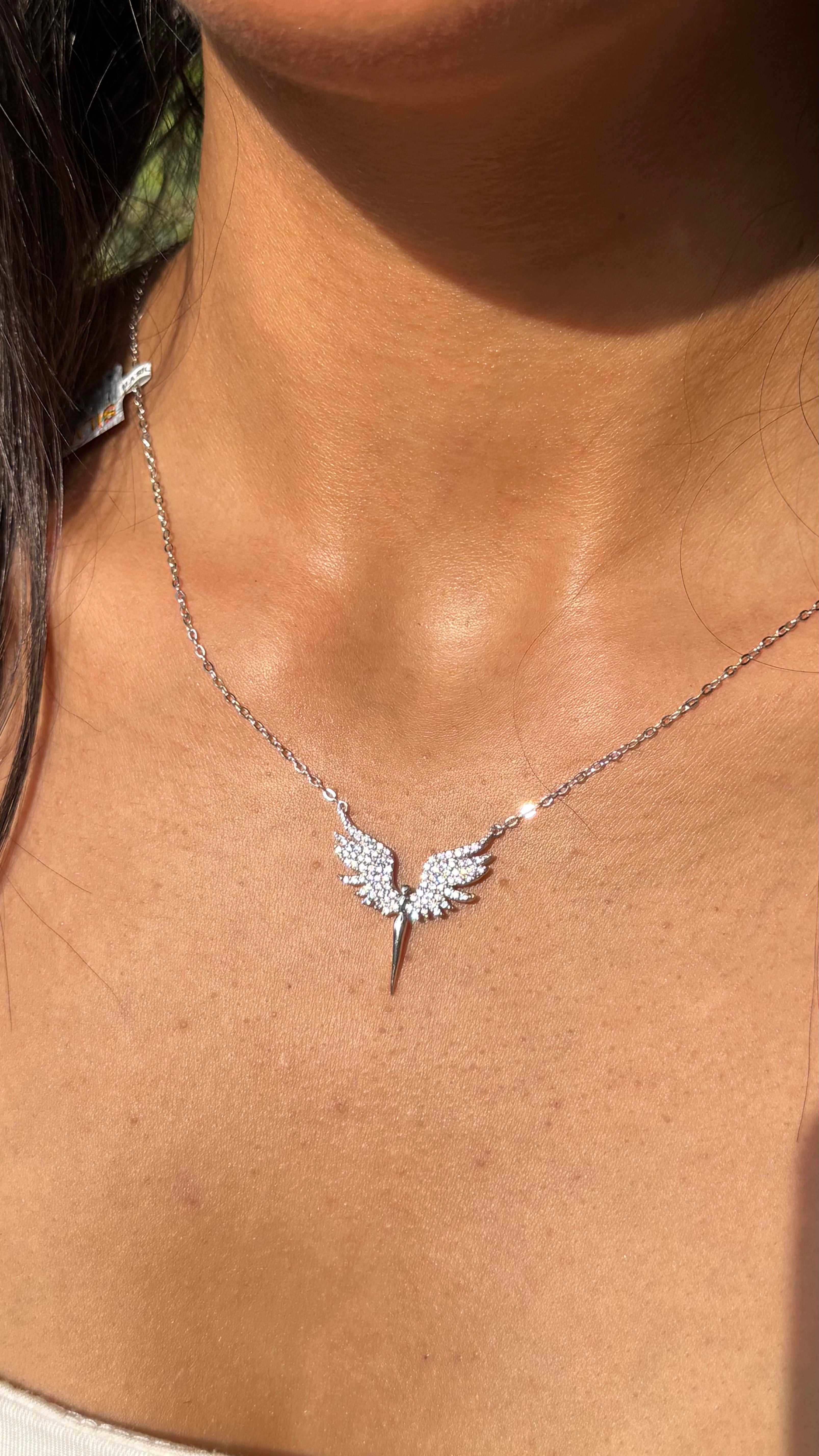 Angel Necklace Silver