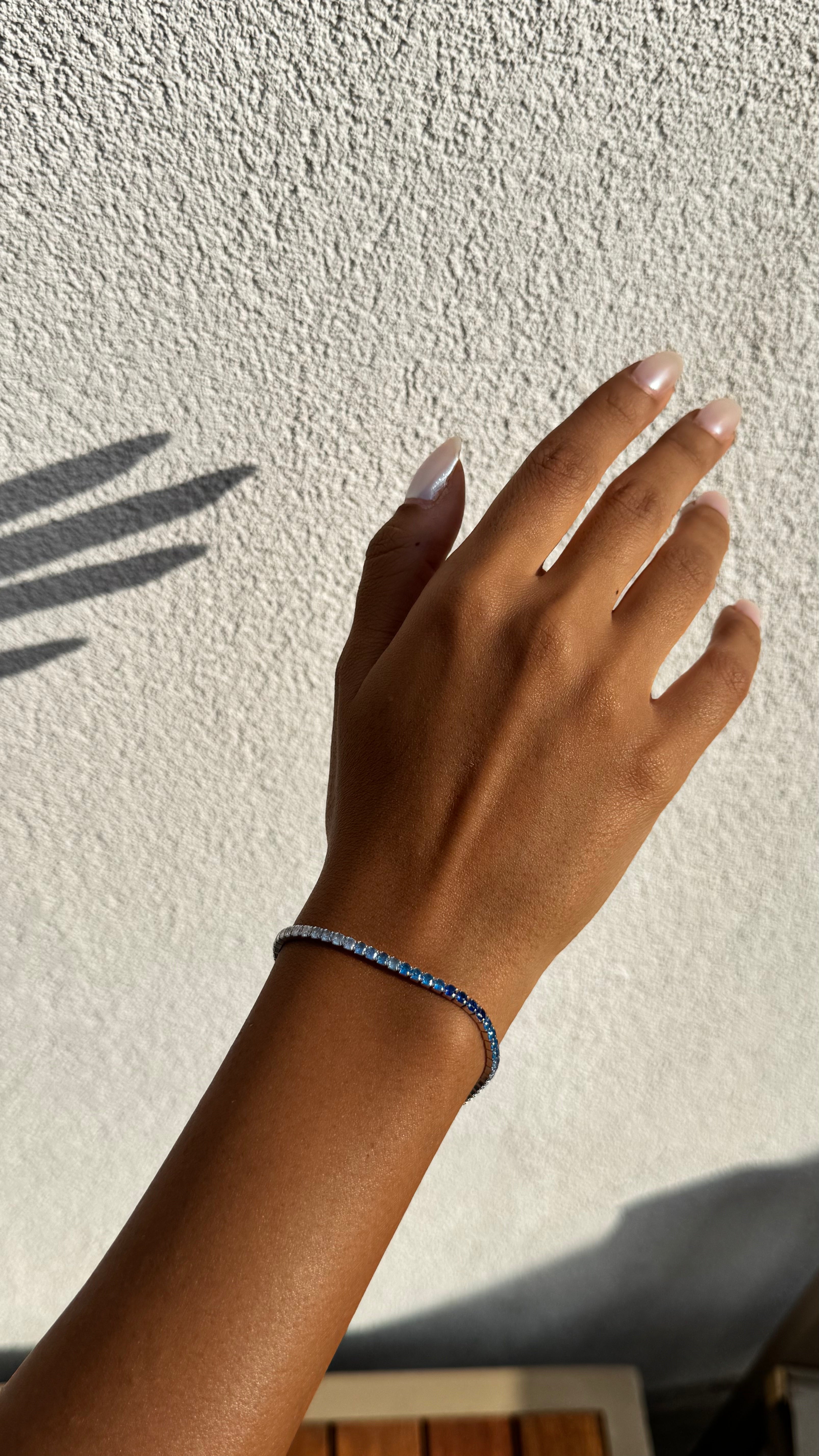 Blue Ice Tennis Bracelet