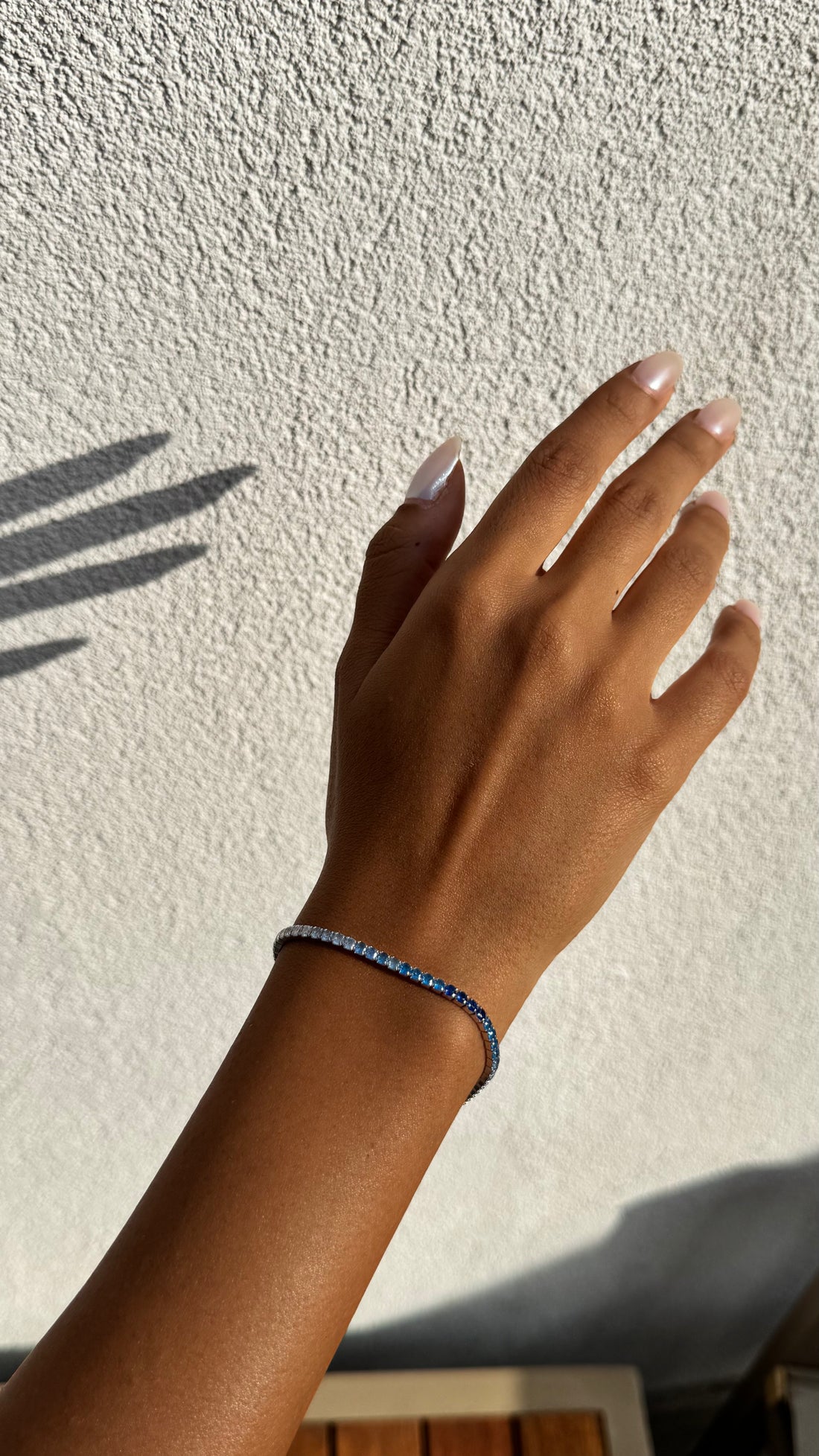 Blue Ice Tennis Bracelet