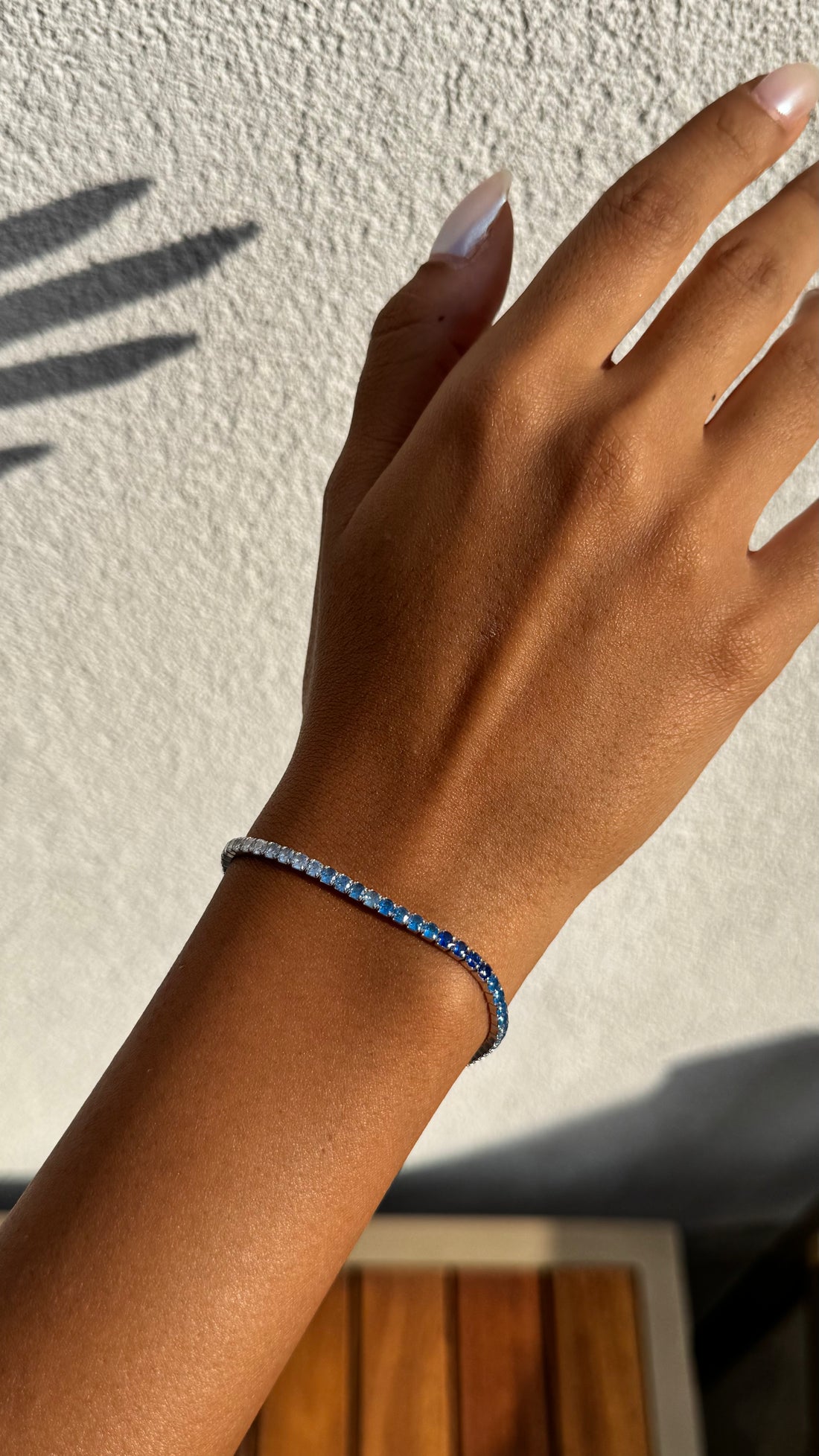 Blue Ice Tennis Bracelet