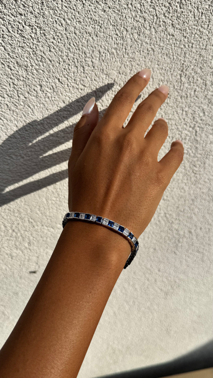 Ocean Glow Tennis Bracelet