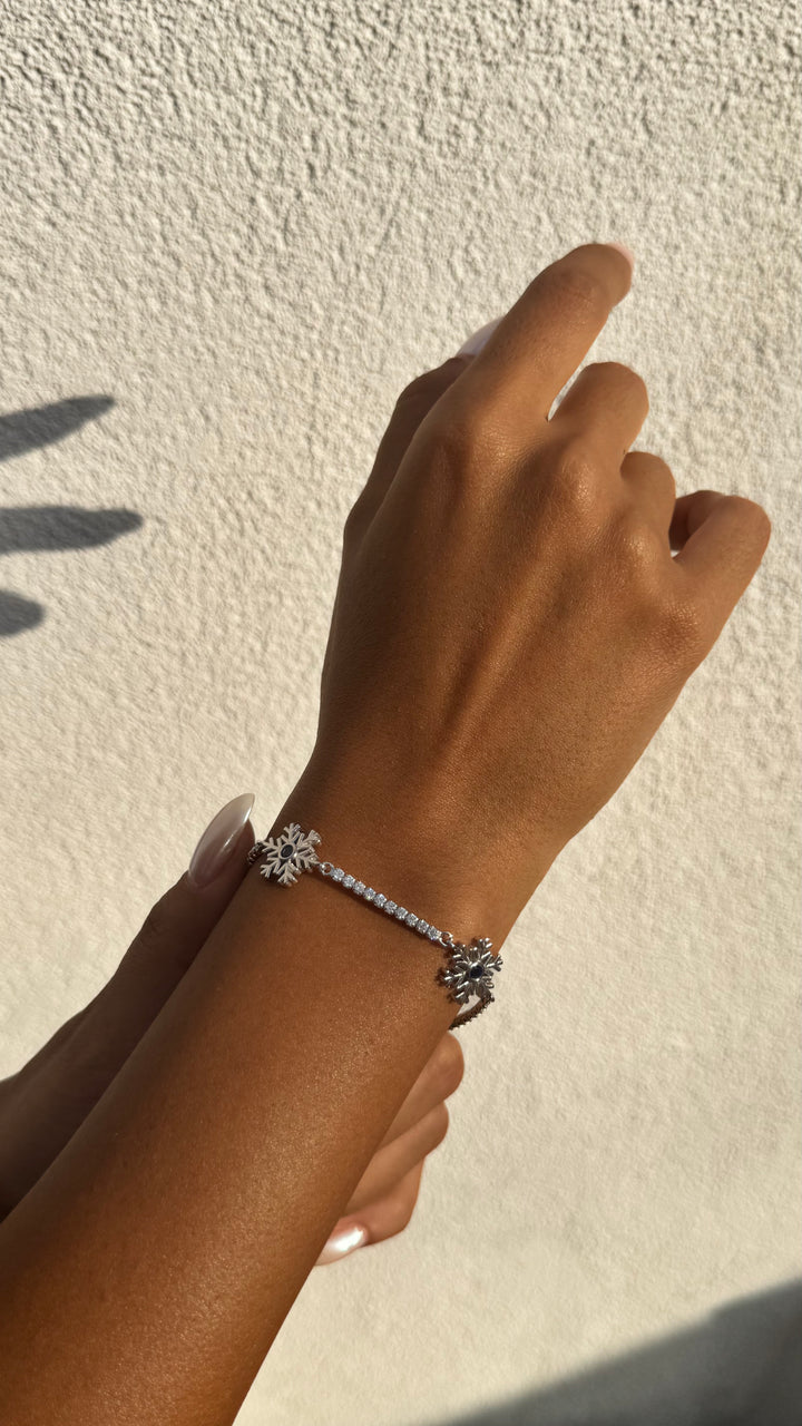 Snowflake Glow Bracelet, 2.5mm